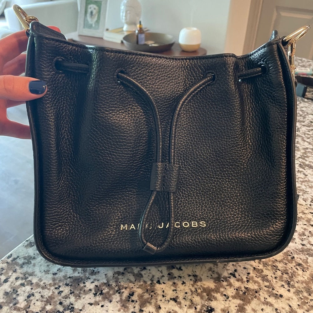 Marc Jacobs Black Leather Shoulder Bag